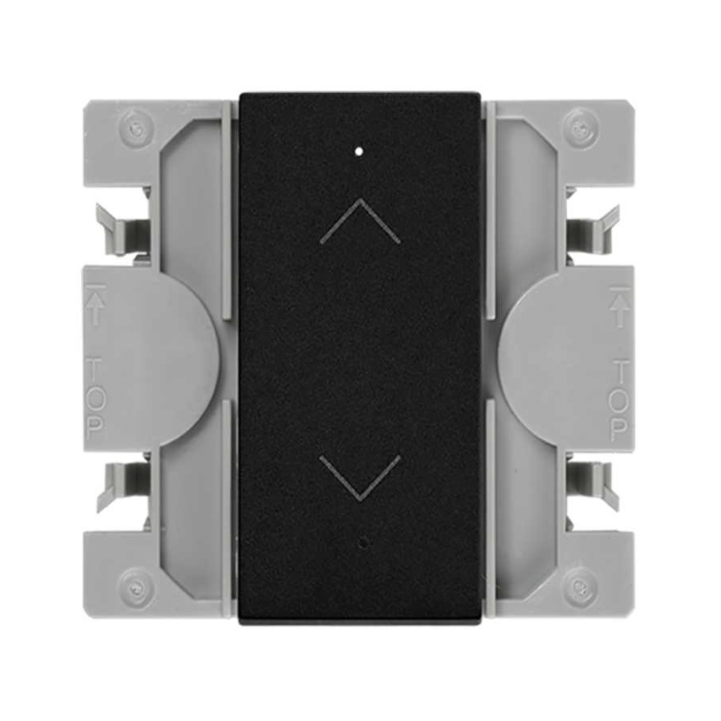 SIMON 21001133-098 Master persianas iO con tecla estrecha negro mate SIMON 270