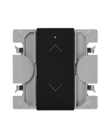 SIMON 21001133-098 Master persianas iO con tecla estrecha negro mate SIMON 270