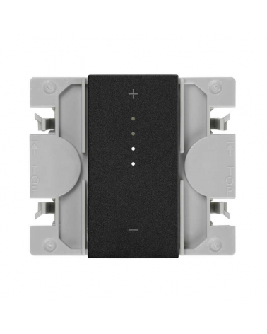 SIMON 21001316-098 Interruptor regulable iO Dali iO con tecla estrecha negro mate SIMON 270