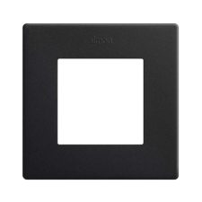 SIMON 27192610-098 Marco con 1 elemento para mecanismos IP44 negro mate SIMON 270