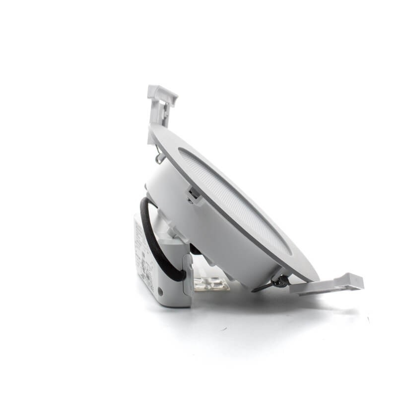 Downlight LED empotrable 10.9W gris - ¡imagen en 360°! - DivisionLED