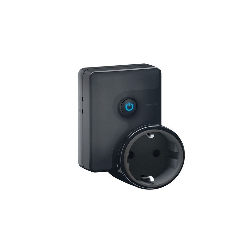 LEGRAND 64840 base de corriente 2P+T 16A móvil dark NETATMO