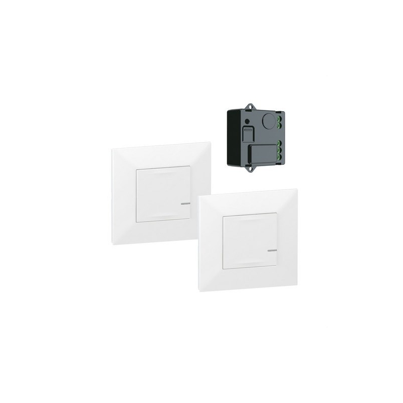 LEGRAND 741820 pack micromodulo + 2 comandos ilumacion blanco VALENA NEXT WITH NETATMO