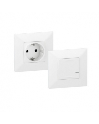 LEGRAND 741824 pack base de corriente 2P+T+comando blanco VALENA NEXT WITH NETATMO