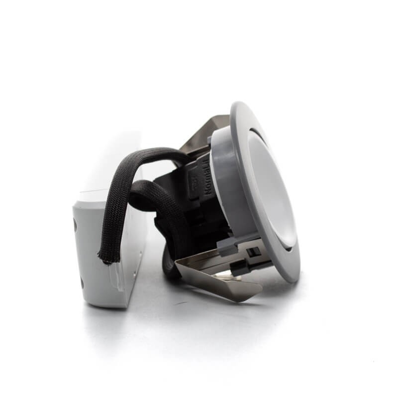 Downlight LED empotrable basculante 5.8W gris - ¡en 360°! - DivisionLED