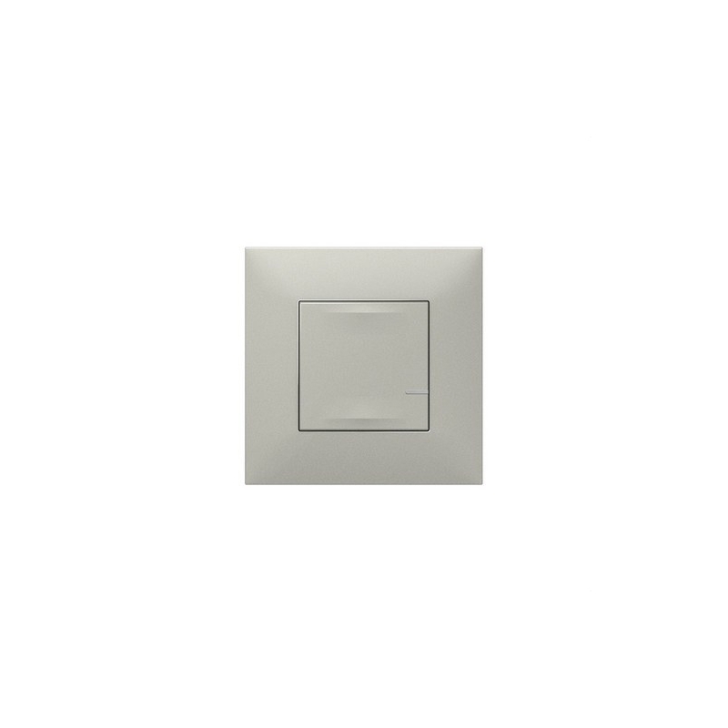 LEGRAND 741840 interruptor 2 hilos iluminacion aluminio VALENA NEXT WITH NETATMO