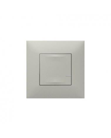 LEGRAND 741840 interruptor 2 hilos iluminacion aluminio VALENA NEXT WITH NETATMO