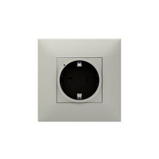 LEGRAND 741841 base de corriente 2P+T aluminio VALENA NEXT WITH NETATMO