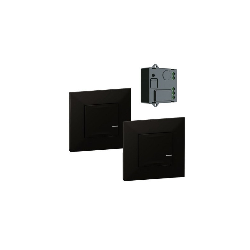LEGRAND 741880 pack micromodulo + 2 comandos iluminacion dark VALENA NEXT WITH NETATMO