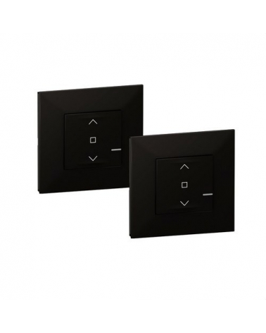 LEGRAND 741886 pack interruptor + comando persiana dark VALENA NEXT WITH NETATMO