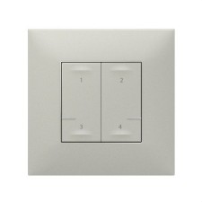 LEGRAND 741832 comando 4 escenarios aluminio VALENA NEXT WITH NETATMO
