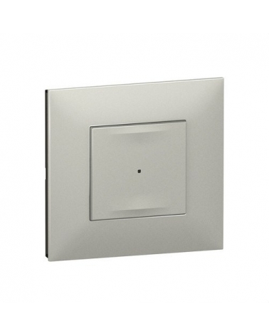 LEGRAND 741844 interruptor 3 hilos iluminacion aluminio VALENA NEXT WITH NETATMO