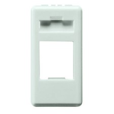 GEWISS GW20270 caratula vacia con alojamiento para RJ45 amperimetro