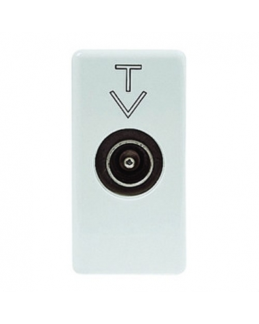 GEWISS GW20381 base coaxial TV-SAT 0db conector 9.5mm