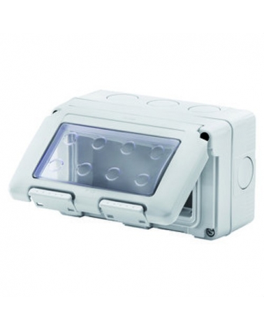 GEWISS GW27044 caja mec. sup. 4m hor IP55