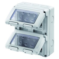 GEWISS GW27051 caja mec. sup. 8m 2x4 vert.IP55