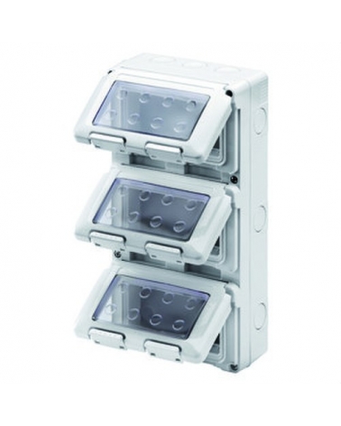GEWISS GW27052 caja mec. sup. 12m 3x4 vert.IP55