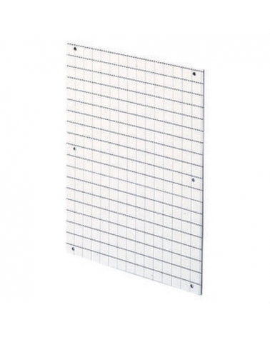 GEWISS GW46411 46 qp m x: placa fondo aisl. P-405X650