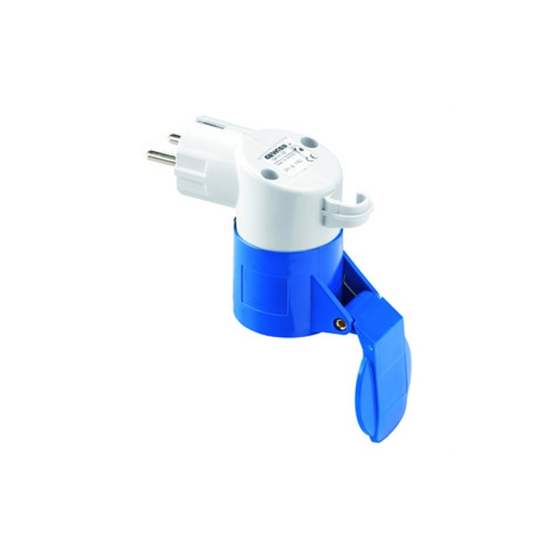 GEWISS GW64209 adapt. ci unel fr.2P+T 16A -2P+T 16A 6h