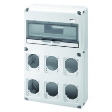 GEWISS GW68008N cuadro q-din14 6 bases 16 32a IP65