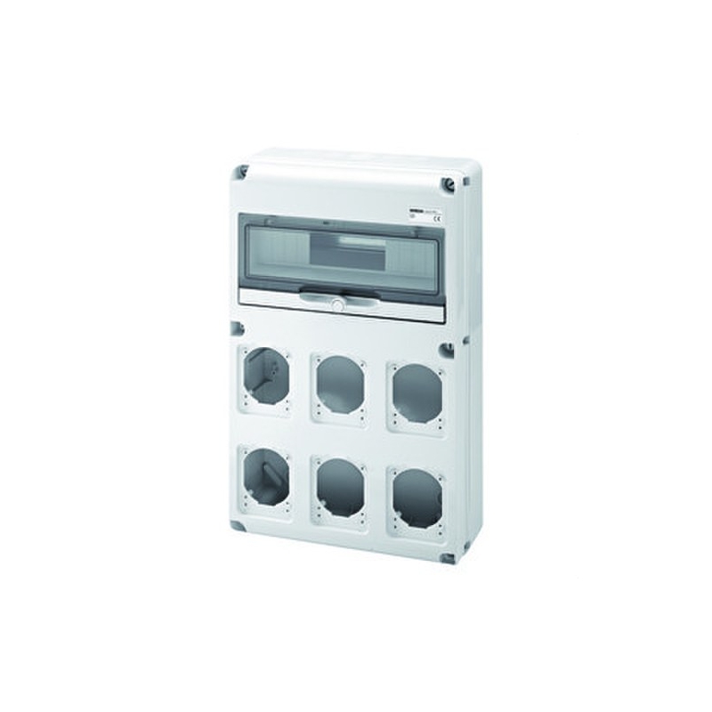 GEWISS GW68008N cuadro q-din14 6 bases 16 32a IP65