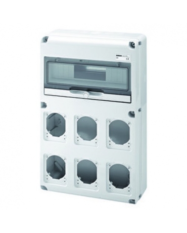 GEWISS GW68008N cuadro q-din14 6 bases 16 32a IP65