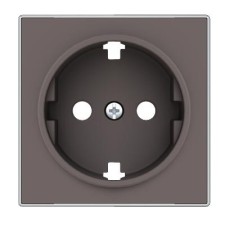 NIESSEN SKY 8588 TP Tapa base enchufe Schuko TT lateral Taupé