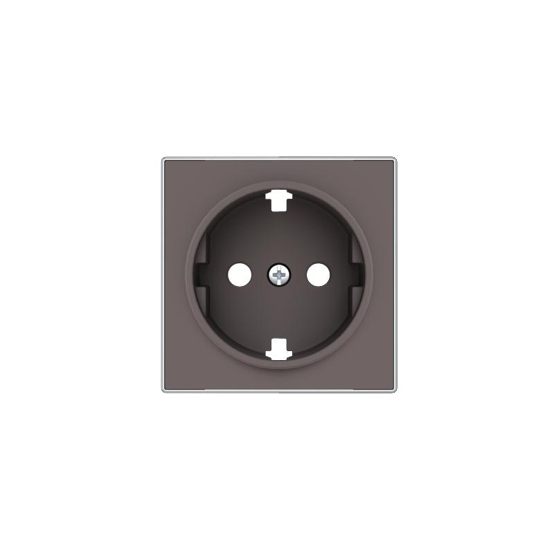 NIESSEN SKY 8588 TP Tapa base enchufe Schuko TT lateral Taupé