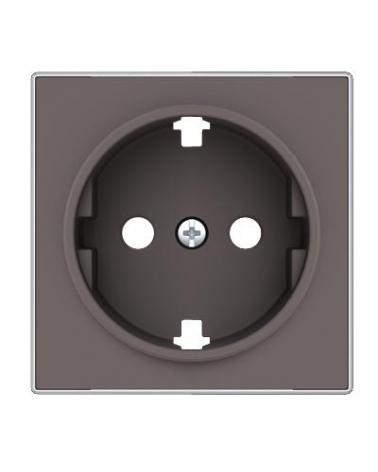 NIESSEN SKY 8588 TP Tapa base enchufe Schuko TT lateral Taupé