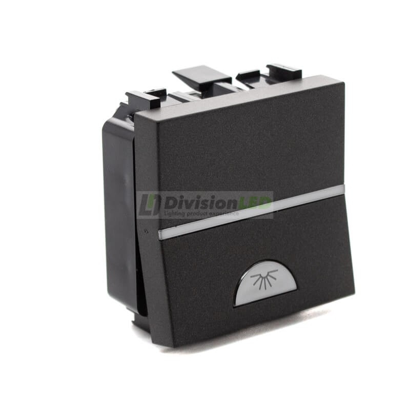 Niessen Zenit N2204.2 AN Pulsador grabado luz modulo ancho antracita