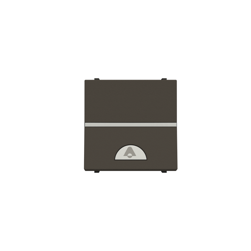 Pulsador grabado campana Niessen Zenit N2204 AN modulo ancho antracita