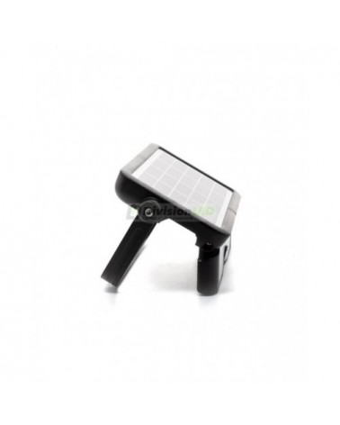 Foco solar sensor 5W IP65 negro - ¡descúbrelo en 360°! - DivisionLED