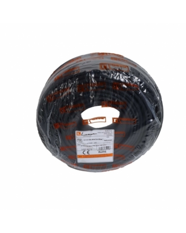 LAZSA 3311 Cable coaxial RG59 B/U funda FRLSZH.Negro.R 100m.