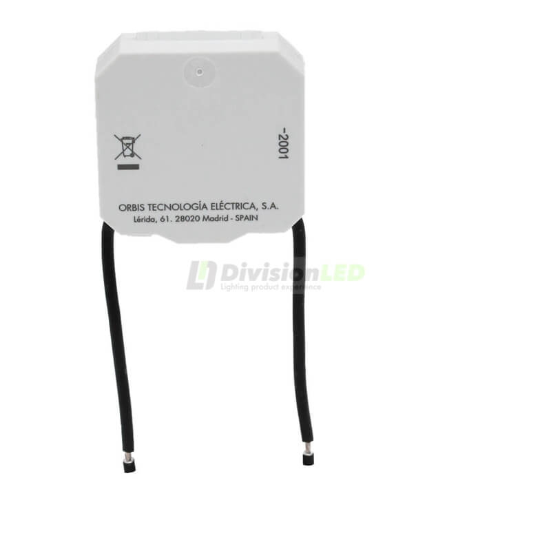 ORBIS OB200004 Temporizador con sensor capacitivo MICROTEMP para montaje en caja de mecanismo universal 230V