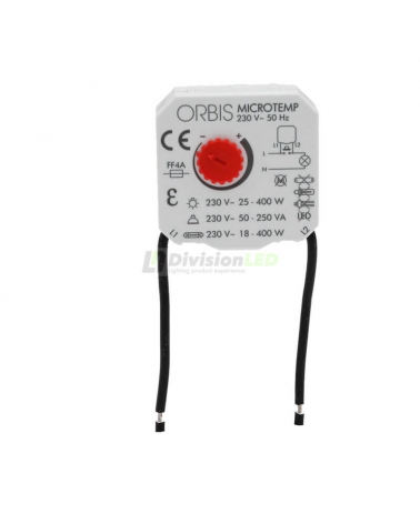 ORBIS OB200004 Temporizador con sensor capacitivo MICROTEMP para montaje en caja de mecanismo universal 230V