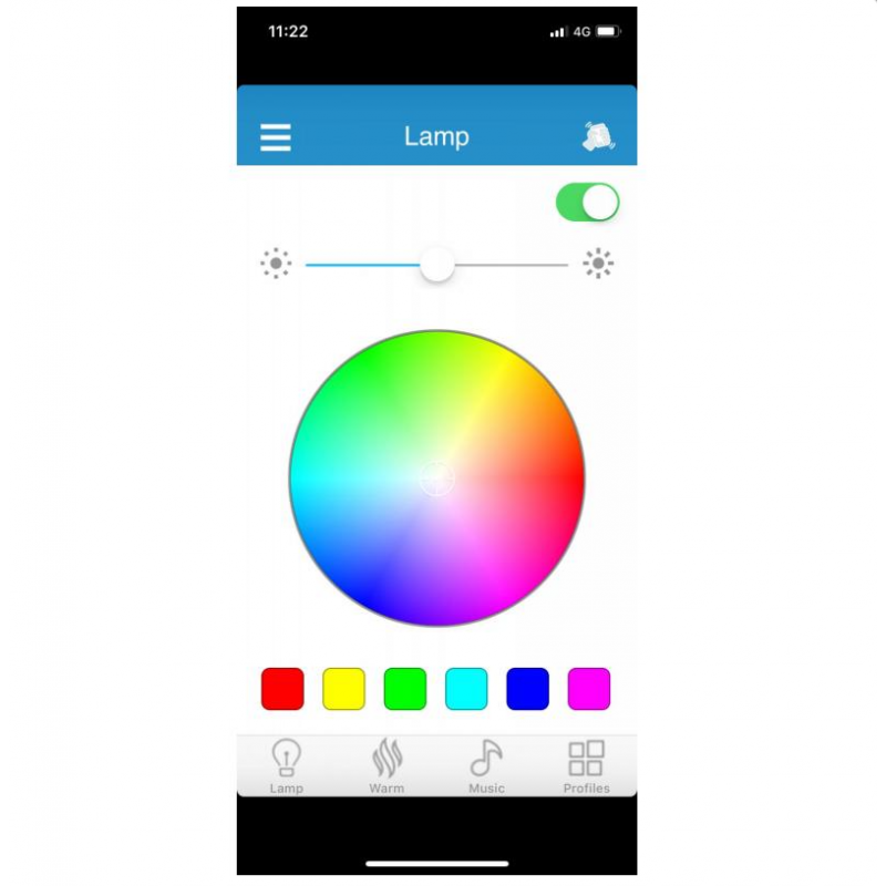 Plafón LED RGB con altavoz 30W