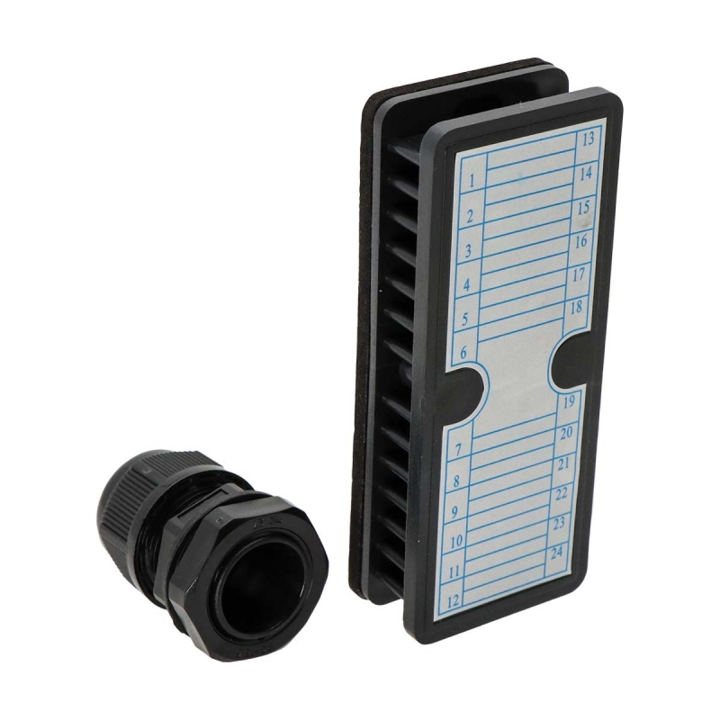 GTLAN 35GTBFO conjunto de fusiones + gestión de cableado fibra óptica (bolsa 12 unidades)