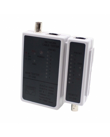 GTLAN 22GTST248 tester cableado rj45/bnc 8 leds
