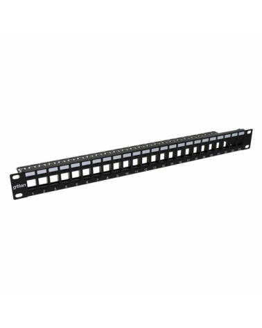 GTLAN 50P24VB panel 19" 24rj45 180º metálico s/c 1u con bandeja