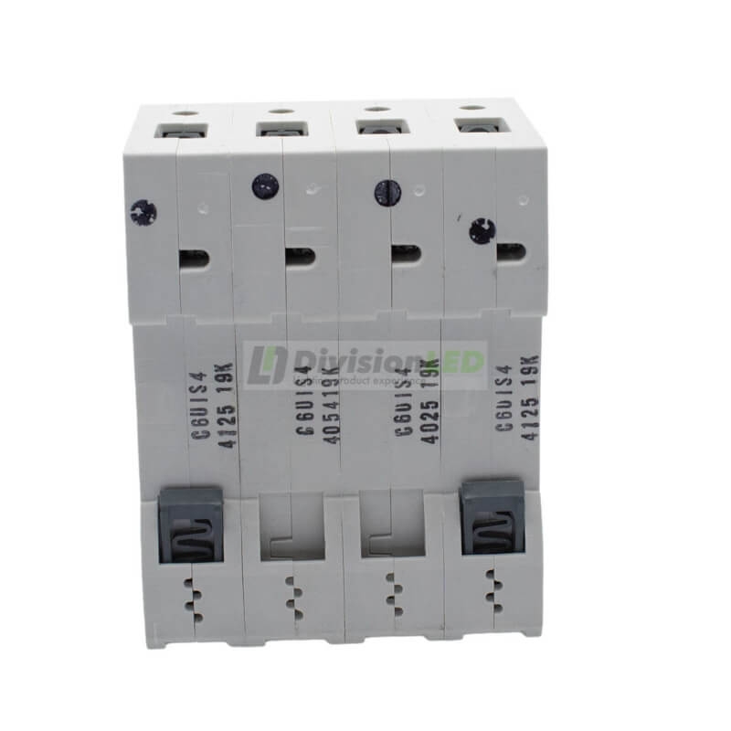 Siemens 5SL4406-7 Interruptor magnetotérmico 4P 6A C 10kA 400V