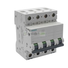Siemens 5SL4416-7 Interruptor magnetotérmico 4P 16A C 10kA 400V