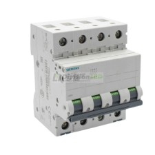 Siemens 5SL4420-7 Interruptor magnetotérmico 4P 20A C 10kA 400V