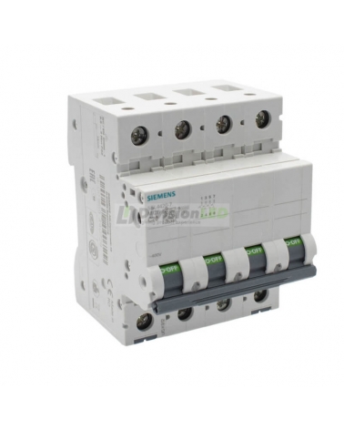 Siemens 5SL4420-7 Interruptor magnetotérmico 4P 20A C 10kA 400V