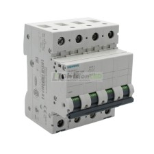 Siemens 5SL4425-7 Interruptor magnetotérmico 4P 25A C 10kA 400V