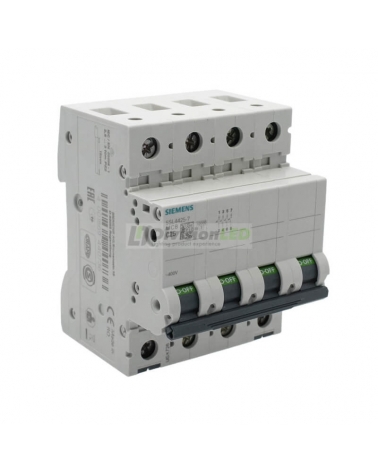 Siemens 5SL4425-7 Interruptor magnetotérmico 4P 25A C 10kA 400V