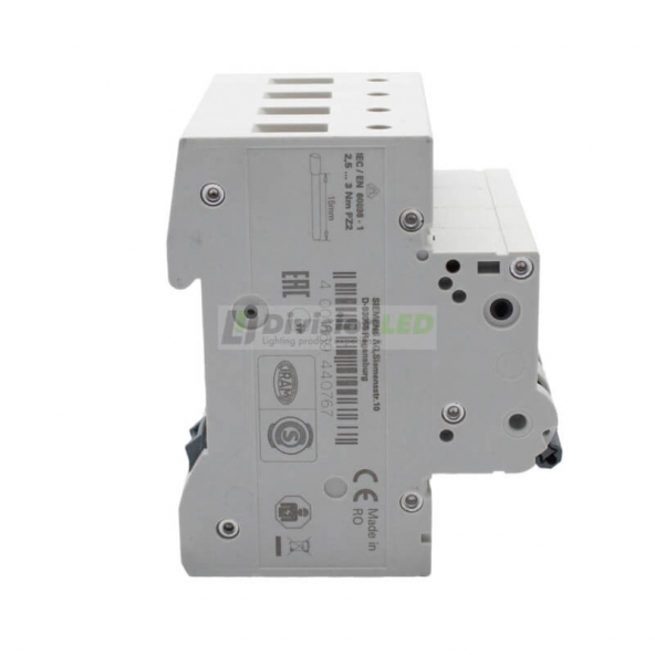 Siemens 5SL4450-7 Interruptor magnetotérmico 4P 50A C 10kA 400V