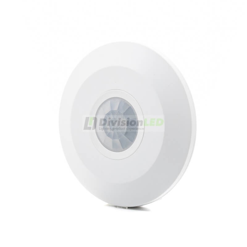 Sensor PIR interior extraplano - ¡descúbrelo en 360°! - DivisionLED