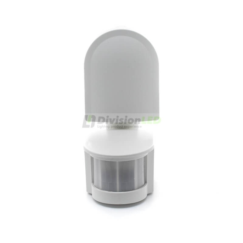 Sensor PIR exterior basculante giratorio blanco - ¡en 360°! - DivisionLED