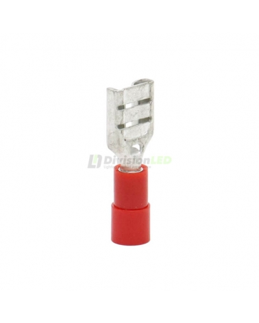 CEMBRE 2051610 RF-F608 Terminal Hembra preaislado nylon rojo 0.25-1.5mm2 6.35x0.8mm 100uds