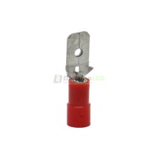 CEMBRE 2051650 RF-M608 Terminal Macho preaislado nylon rojo 0.25-1.5mm2 6.35x0.8mm 100uds